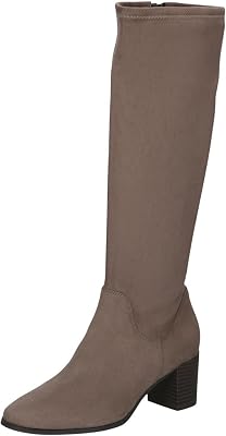 Caprice dam 9-25503-45 knähöga stövlar, caféstretch, 41 EU, Cafe stretch, 41 EU