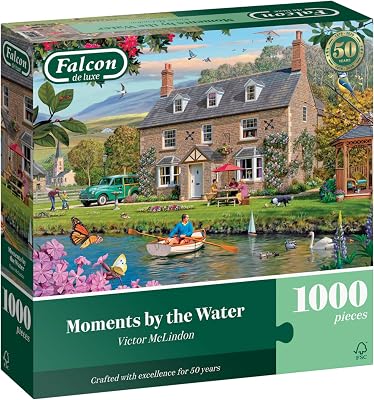 Falcon Moments by the Water – 1000 bitars vuxenpussel – Landsbygd