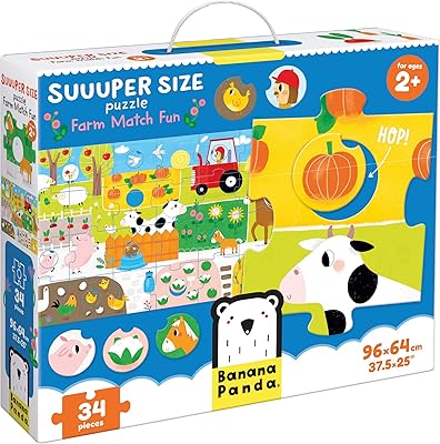 Banana Panda Super Size pussel spel gården kul 2+