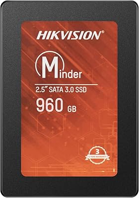 Hikvision SSD 960GB, Internal SSD, 3D NAND SATA III 6GB/s...