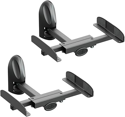 AVF EAK70B-A Speaker Brackets, Side Clamp (Set of 2), Black