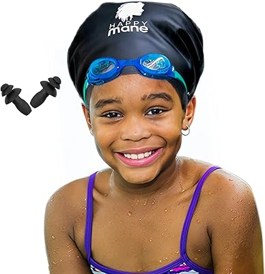 Happy Mane silicone swimming cap for braids and dreadlocks
