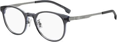 HUGO BOSS BLACK Unisex vuxna glasögon, Gråblå, ESTANDAR